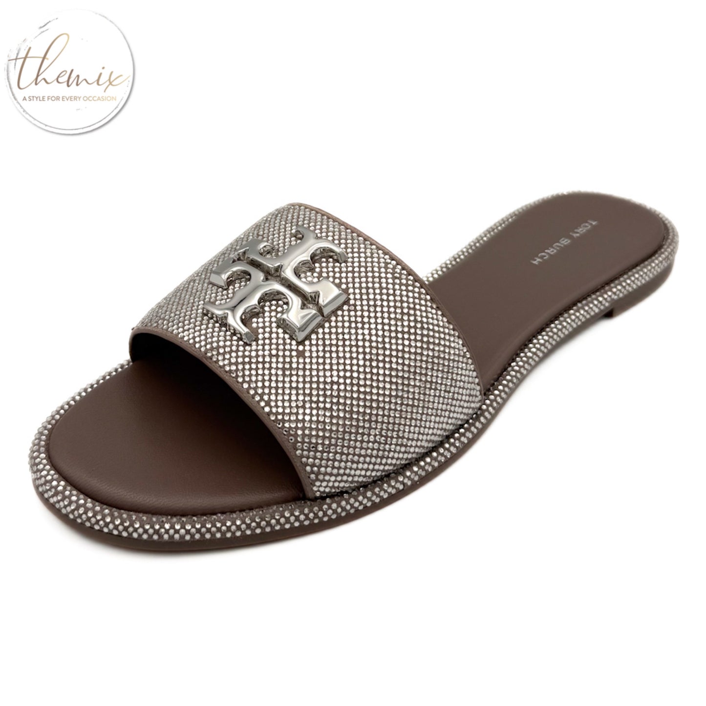 Tory Burch Everly Slide Royal Suede