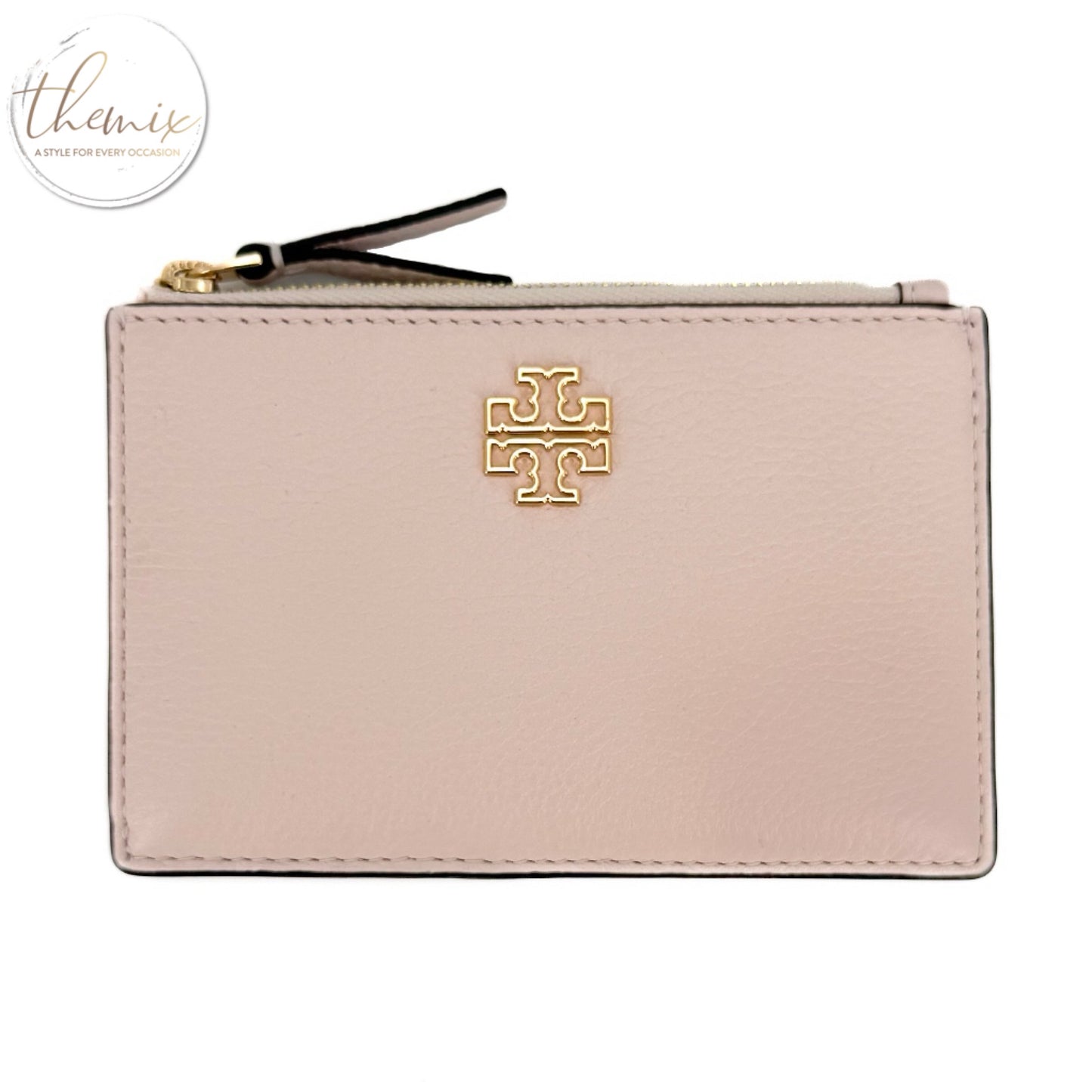 Tory Burch Britten Zip Card Case