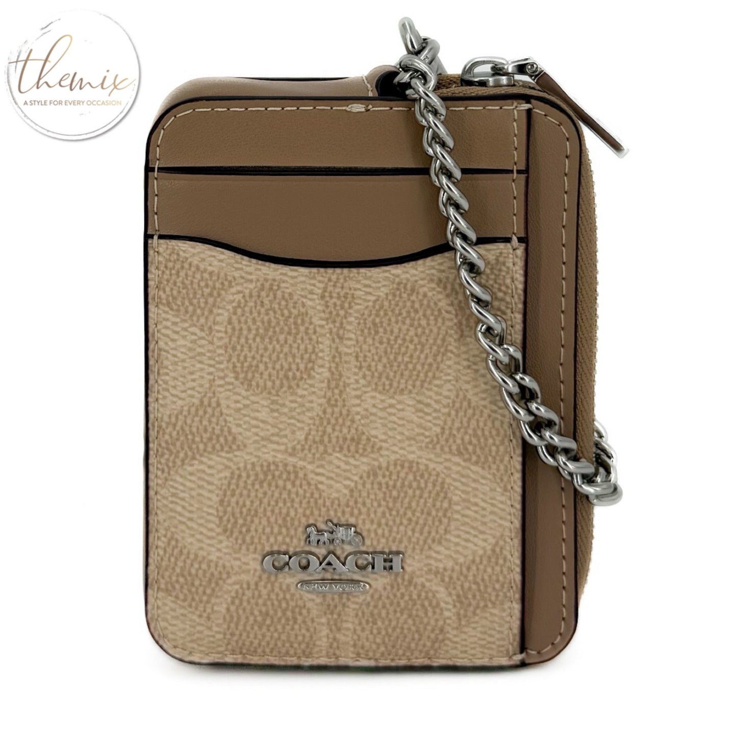 COACH RFB Zip Card Case