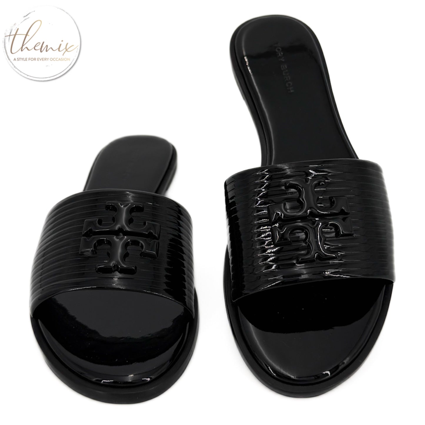 Tory Burch Everly Patent Slide