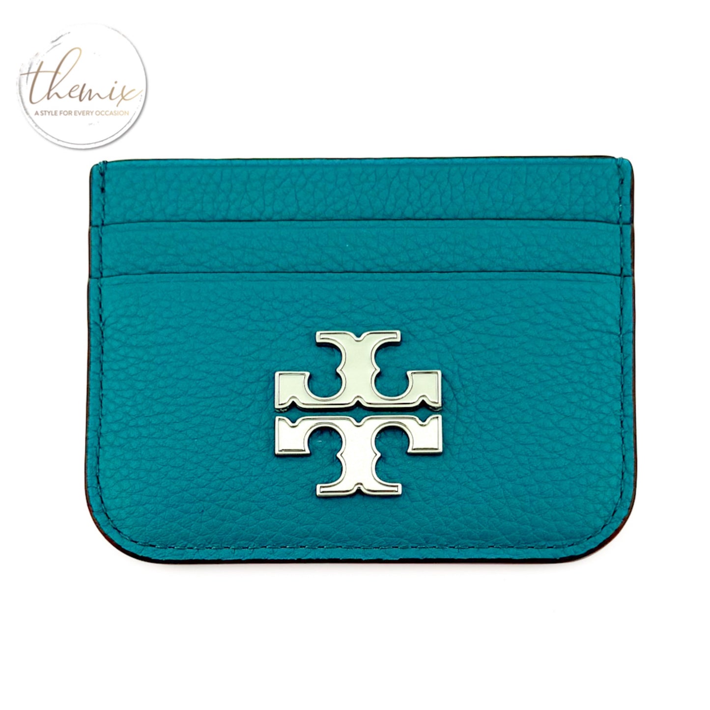 Tory Burch Eleanor Pebbled Card Case