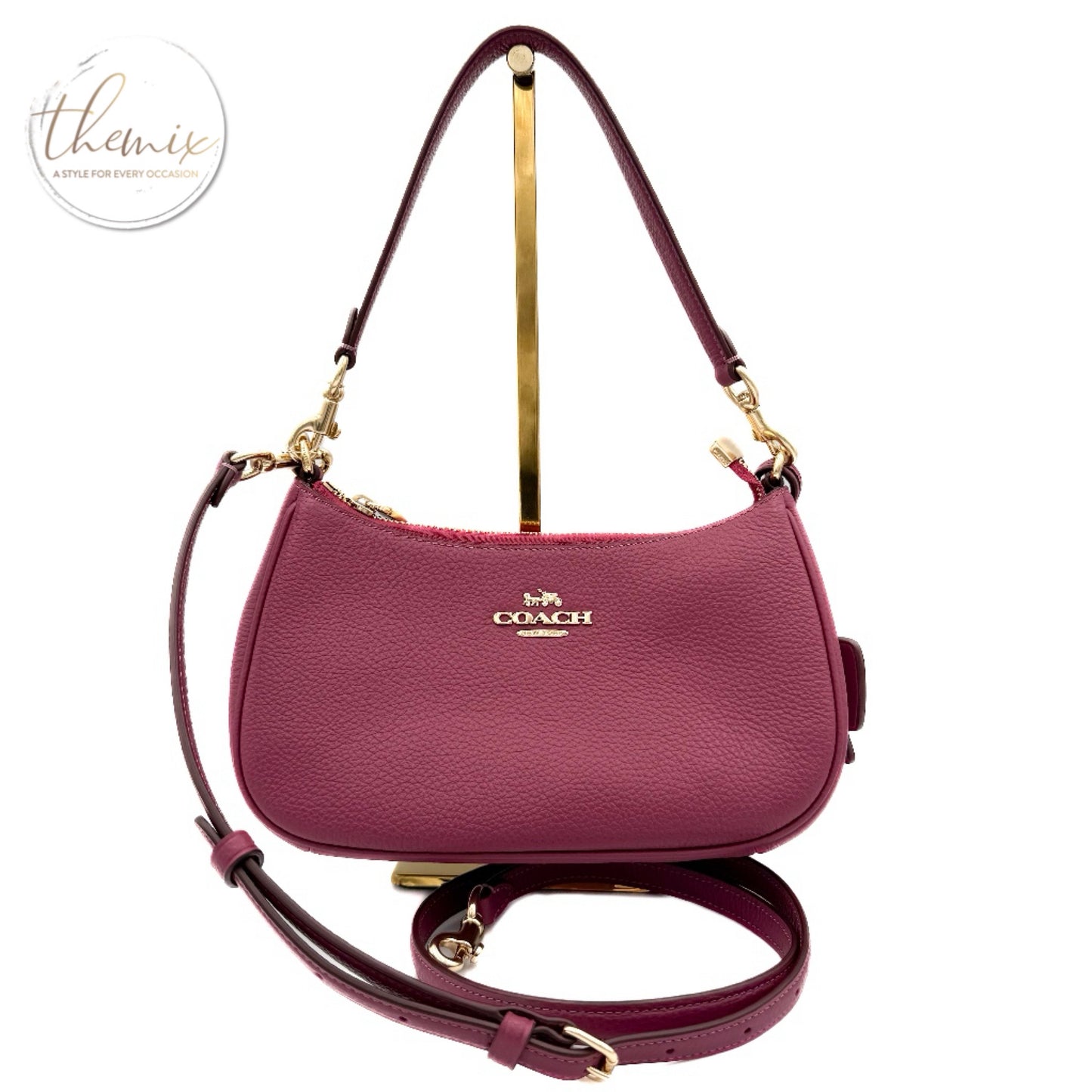 COACH Bow Charm Teri Shoulder Bag