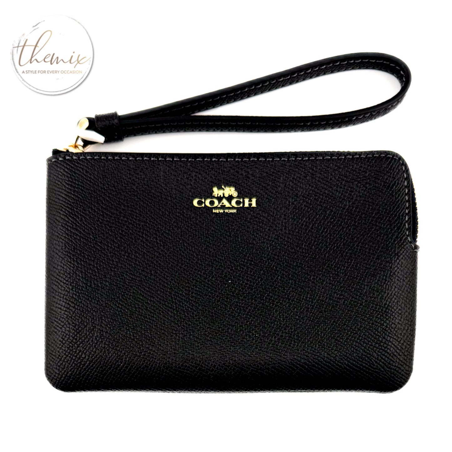 COACH Corner Zip Wristlet