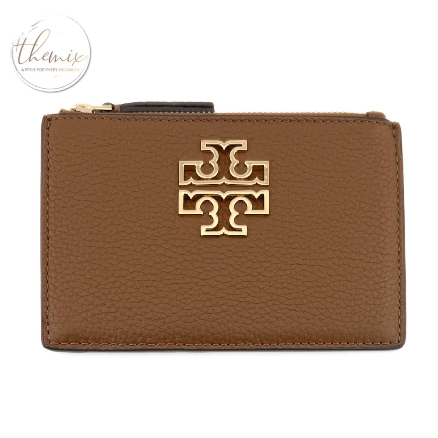 Tory Burch Britten Zip Card Case