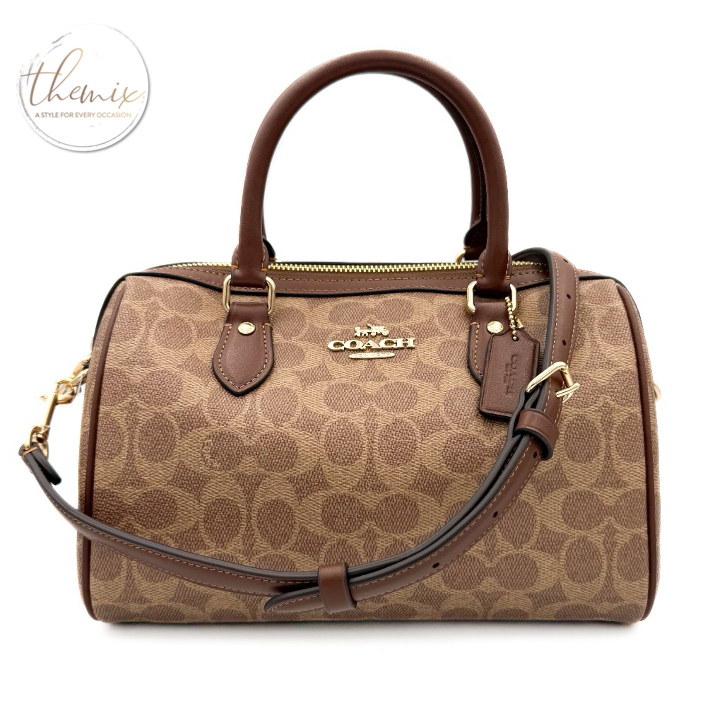 COACH Rowan Satchel In Signature Canvas