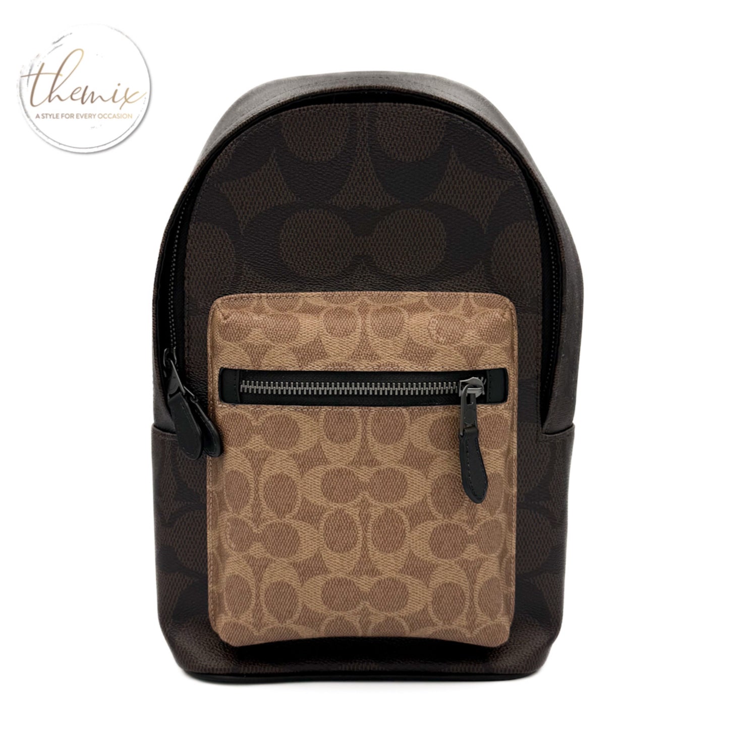 COACH West Pack Blocked Maxi Signature Backpack