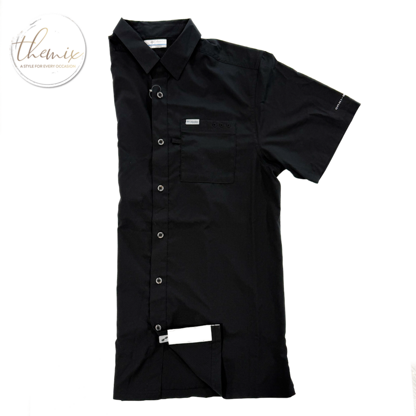 Columbia Male Bluefin Winds Camp SS Shirt