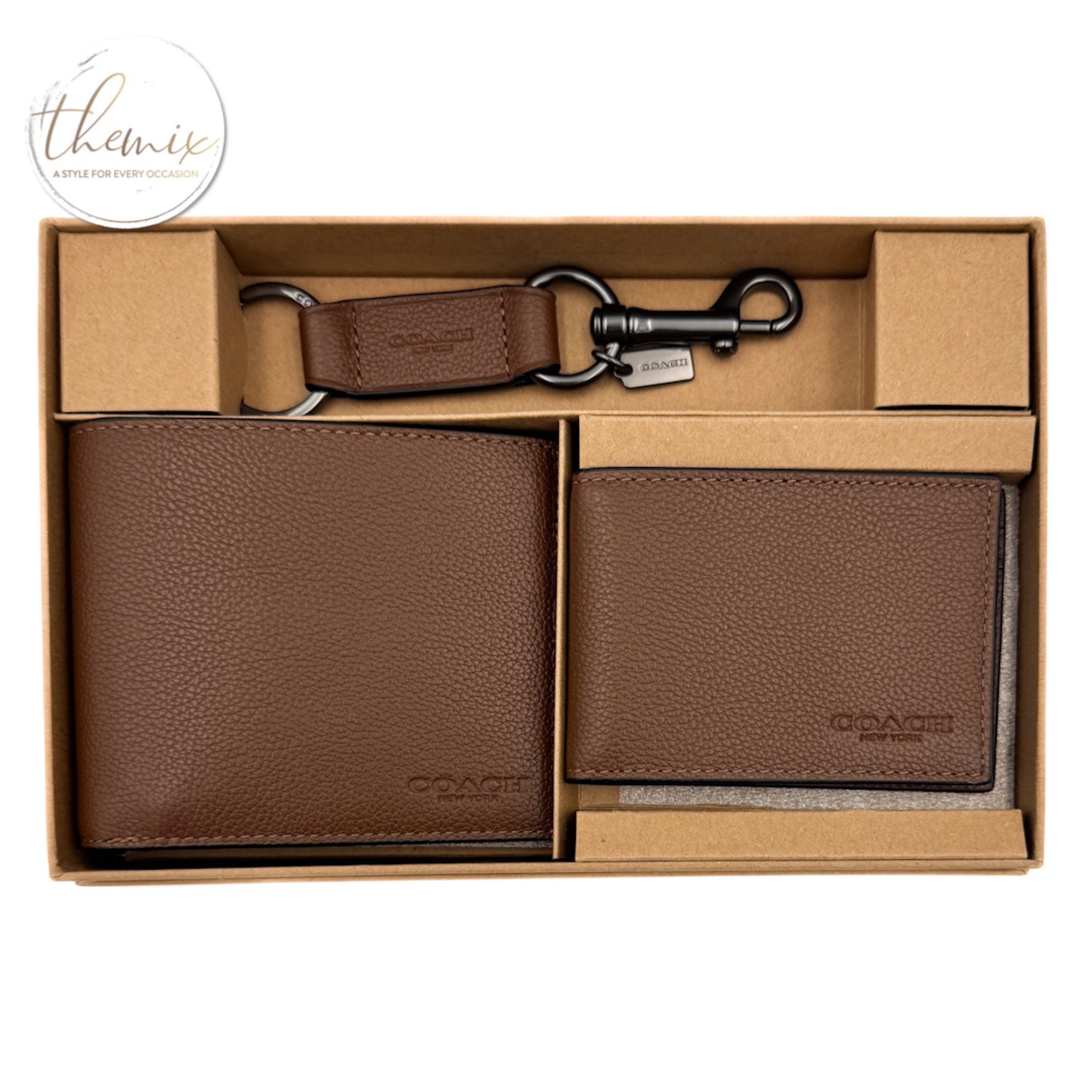 COACH MALE 3 in 1 SPT CLF Wallet Gift Set