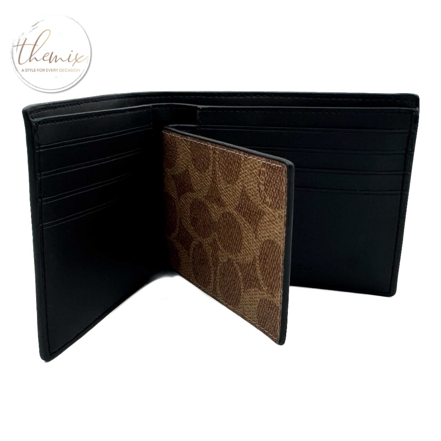 COACH Male 3 in 1 Signature Block Wallet