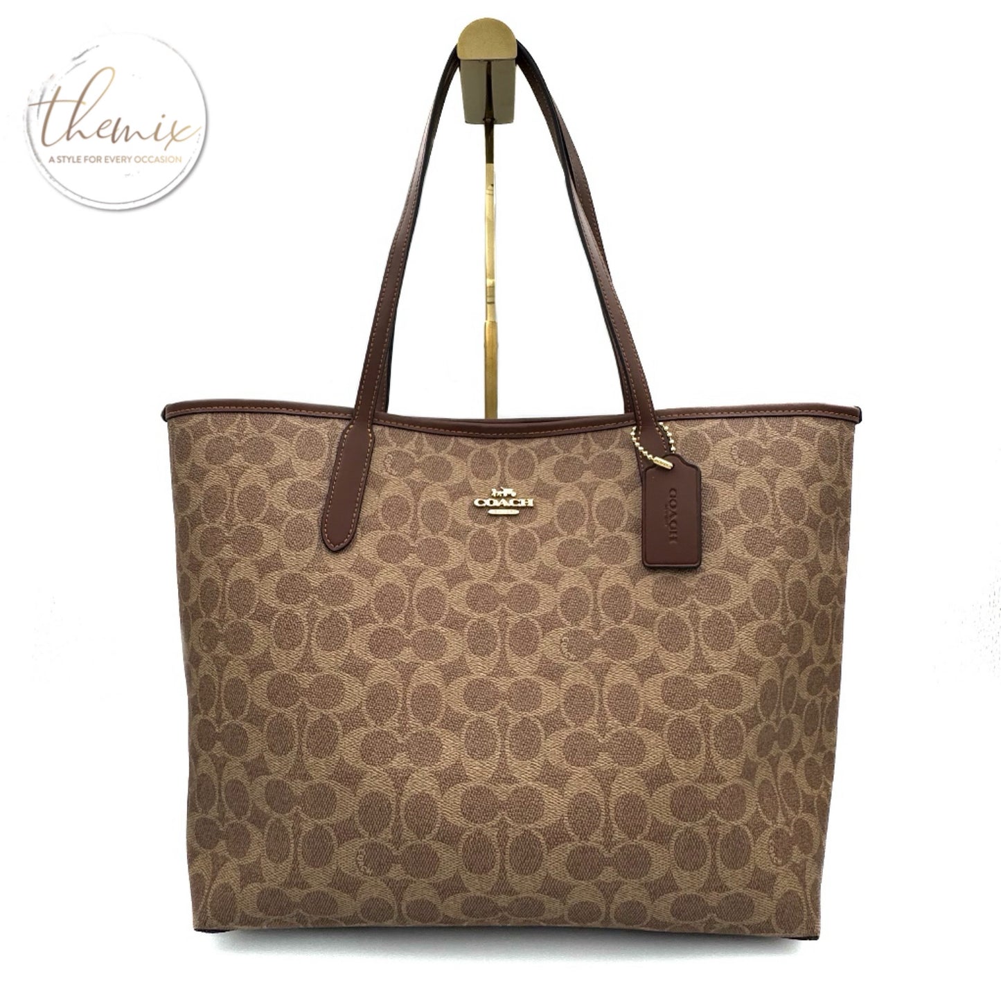 COACH City Tote Bag In Signature Canvas