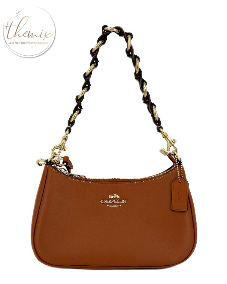 COACH Teri Smooth Leather Shoulder Bag