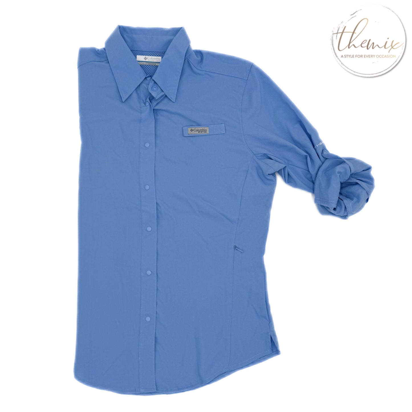 Columbia Female Crystal Springs PFG LS Button Shirt