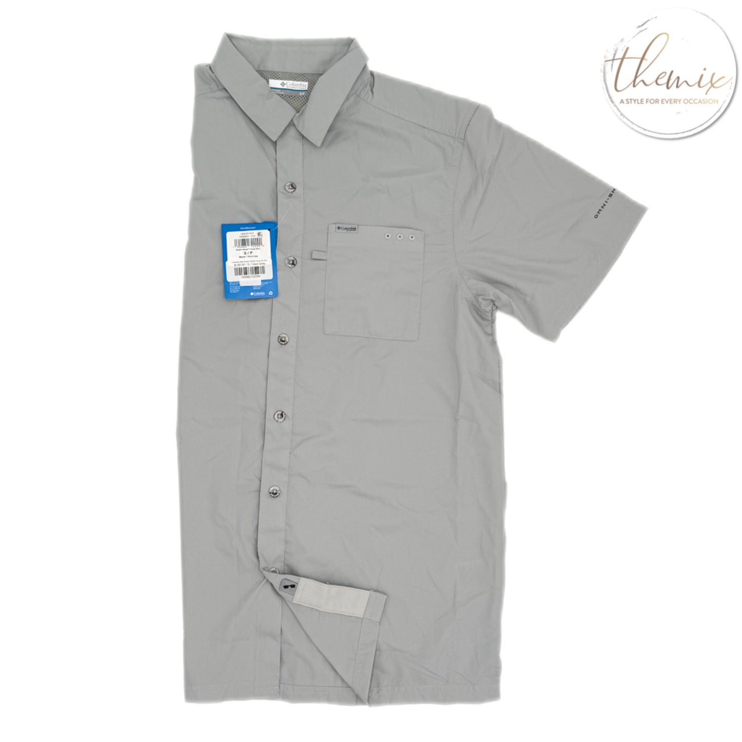 Columbia Male Bluefin Winds Camp SS Shirt