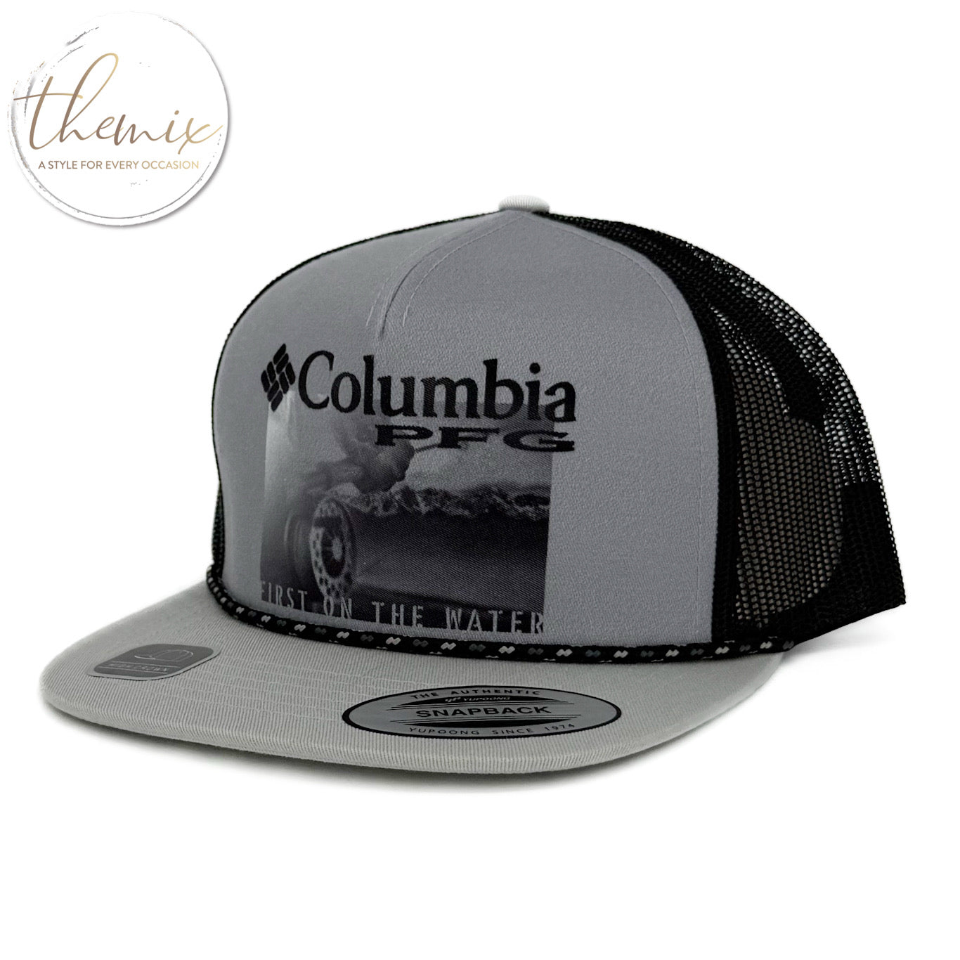 Columbia PFG Flat Brim Snap Back Hat