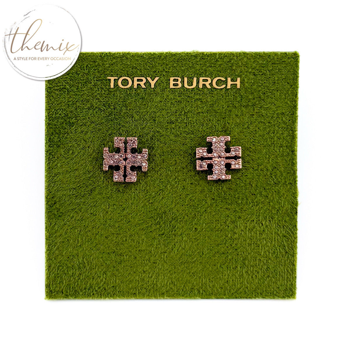 Tory Burch Kira Pave Stud Earring