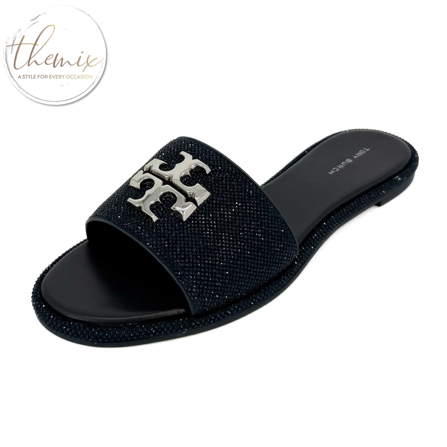 Tory Burch Everly Slide Royal Suede