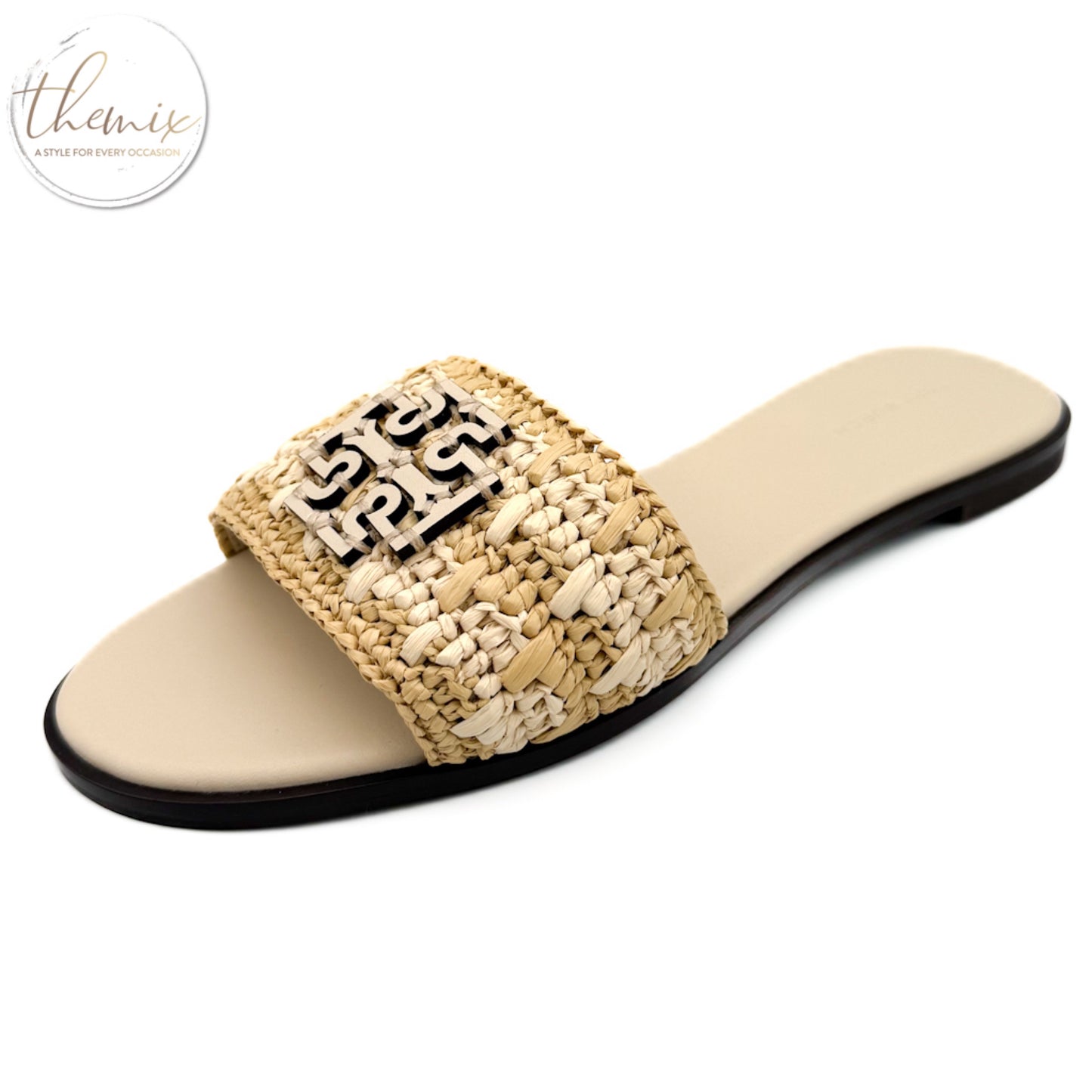 Tory Burch Everly Zig Zag Crochet Slide