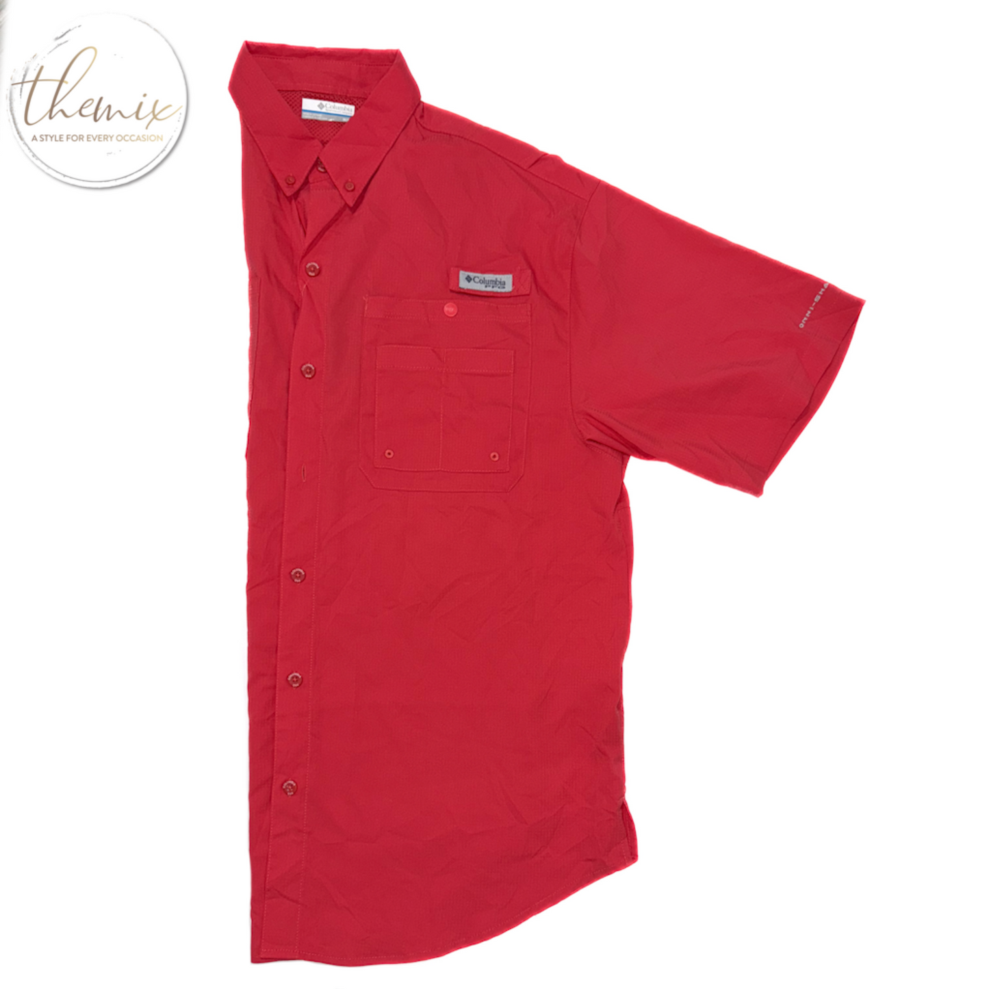 Columbia Male Crystal Springs PFG SS Shirt