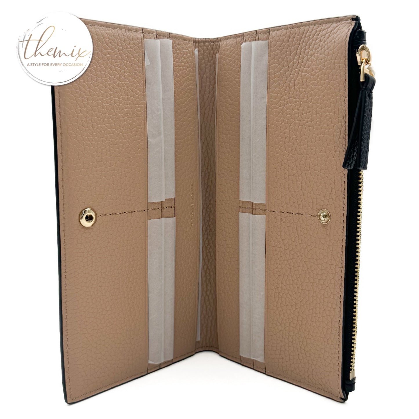 Tory Burch Blake Color-Block Slim Wallet