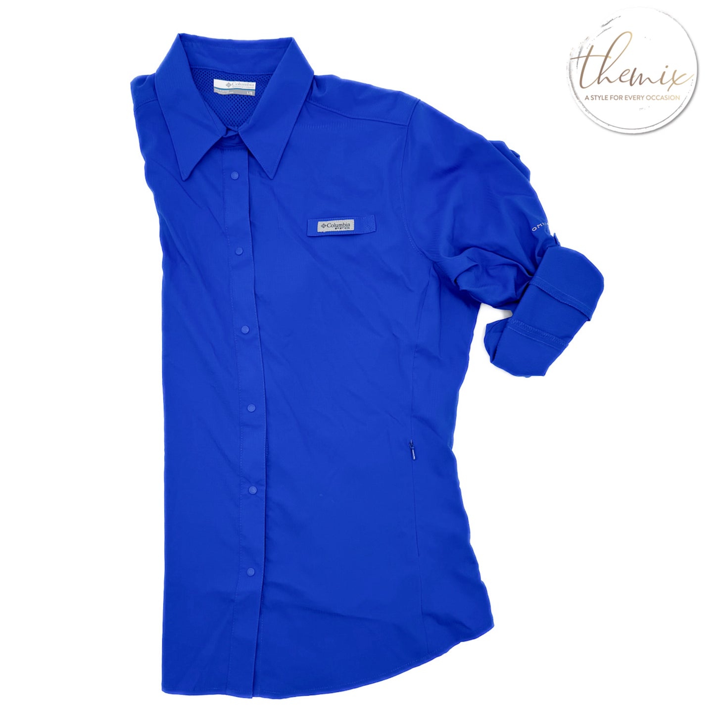 Columbia Female Crystal Springs PFG LS Button Shirt