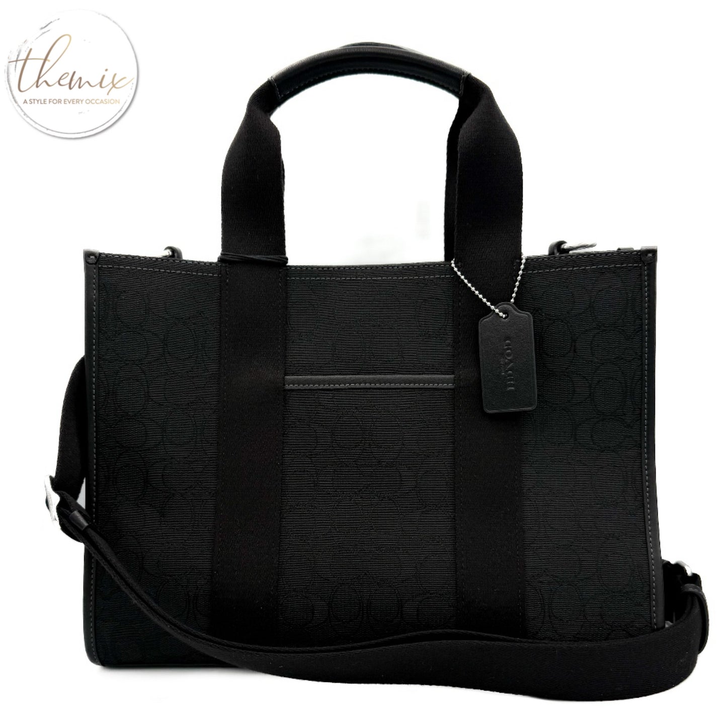 COACH Signature Jacquard Smith Tote Bag