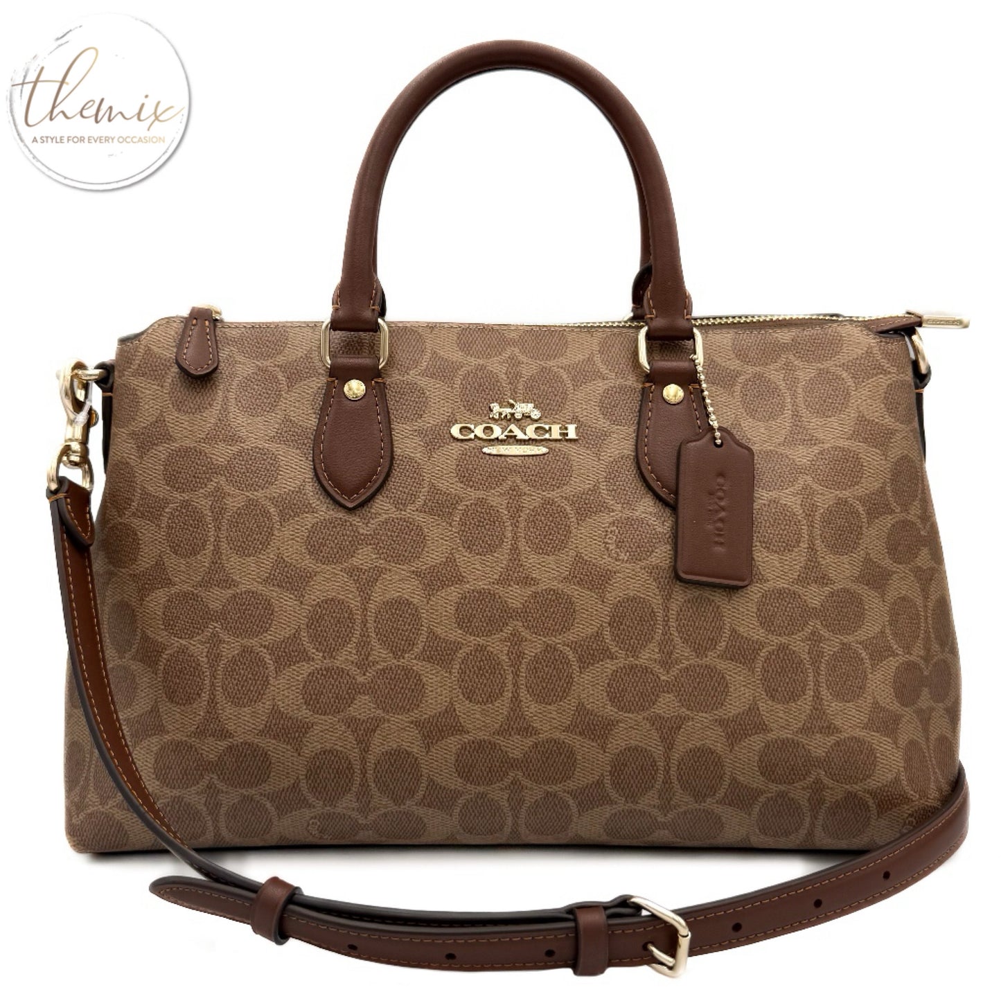 COACH Georgia Satchel In Signature Canvas