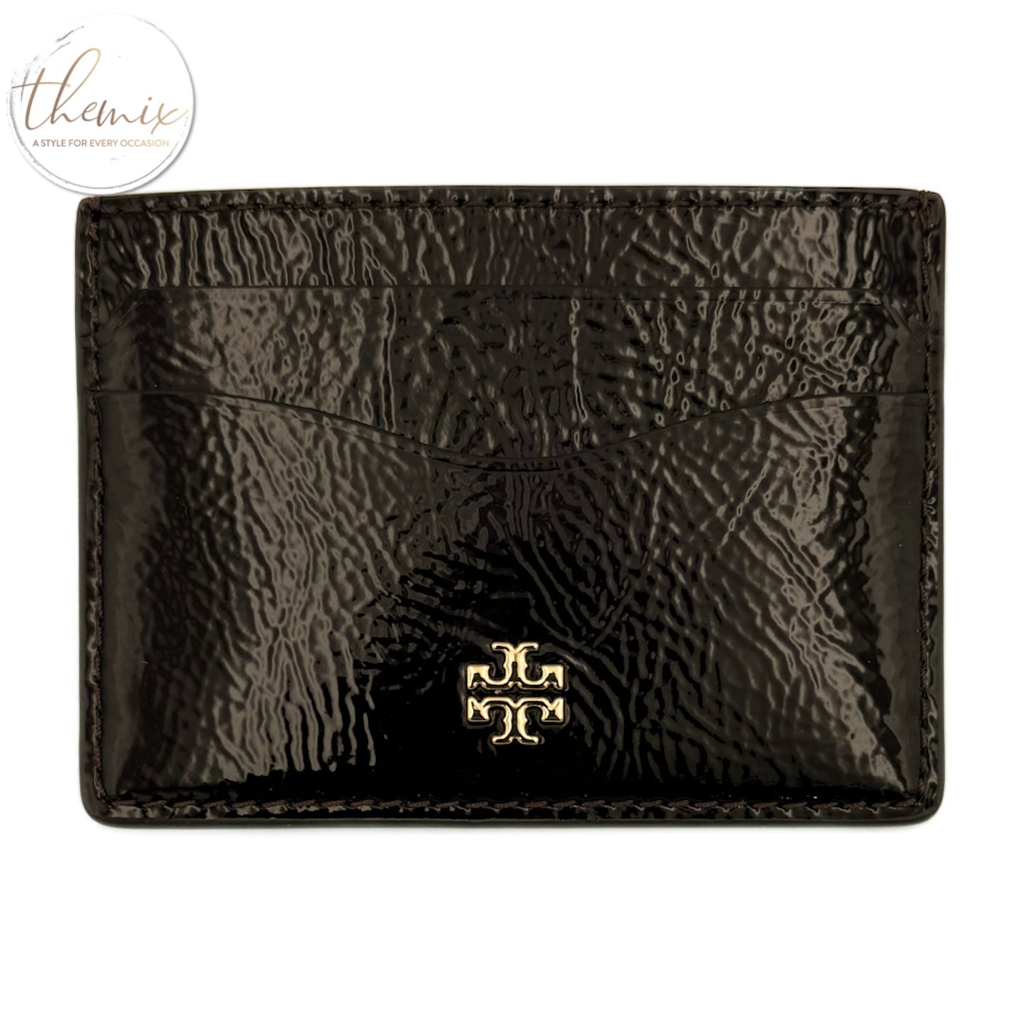 Tory Burch Emerson Patent Slim Card Case