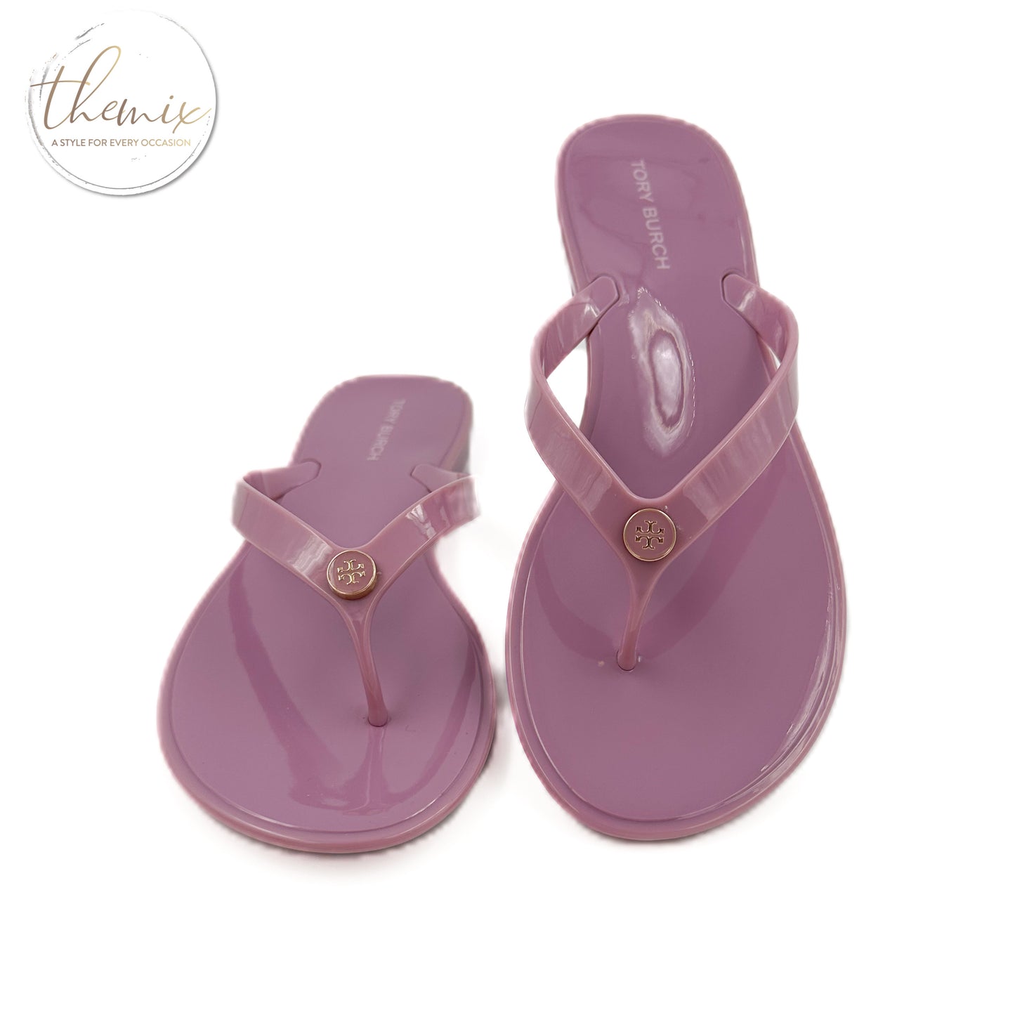 Tory Burch Studded Jelly Thong Sandals