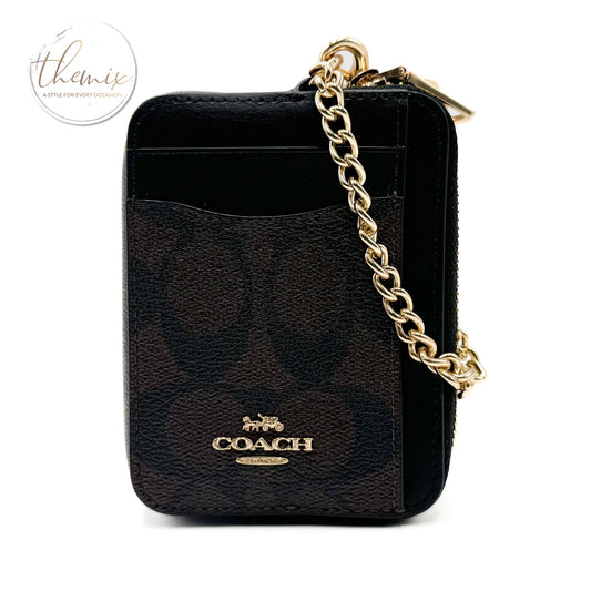 COACH RFB Zip Card Case