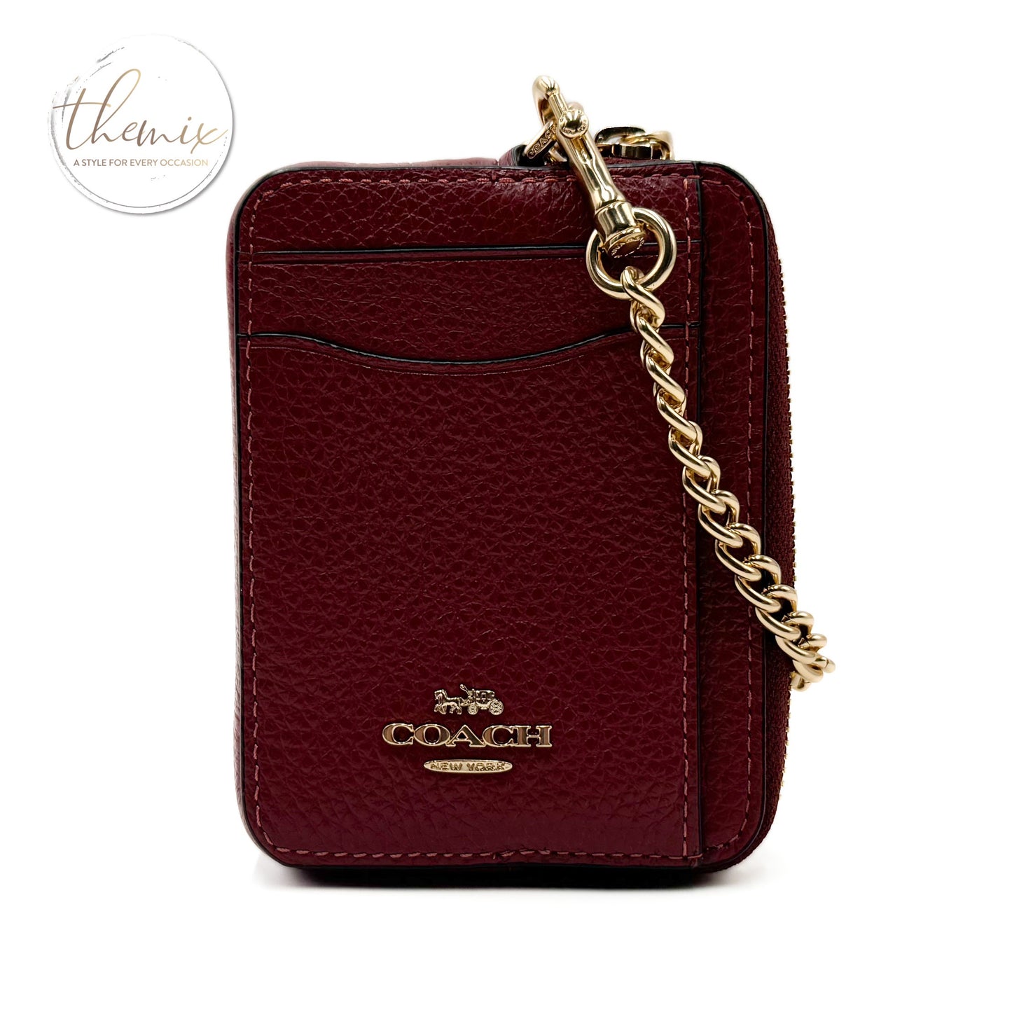 COACH RFB Zip Card Case