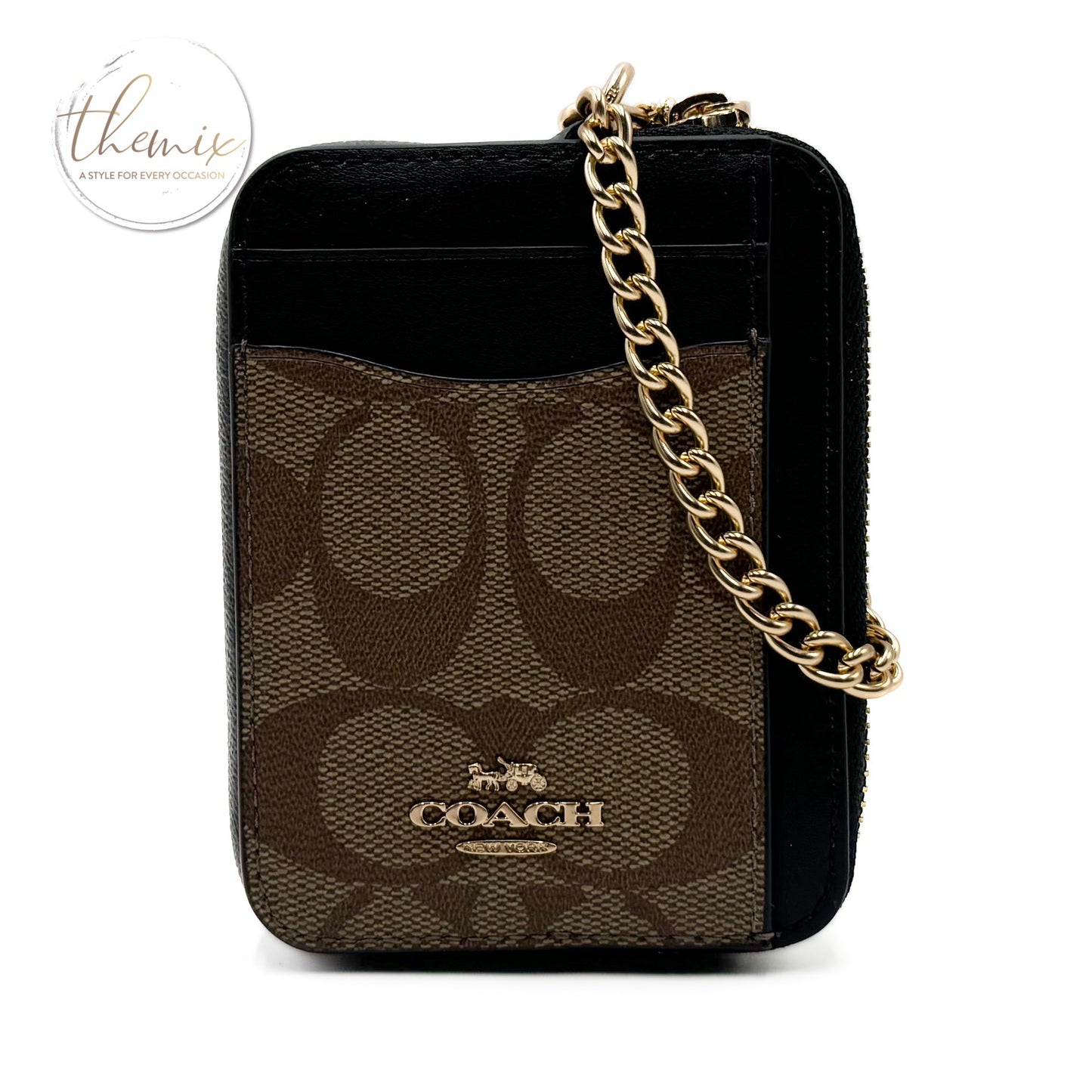 COACH RFB Zip Card Case