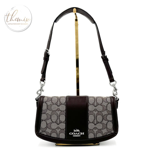 COACH Signature Andrea Shoulder Bag