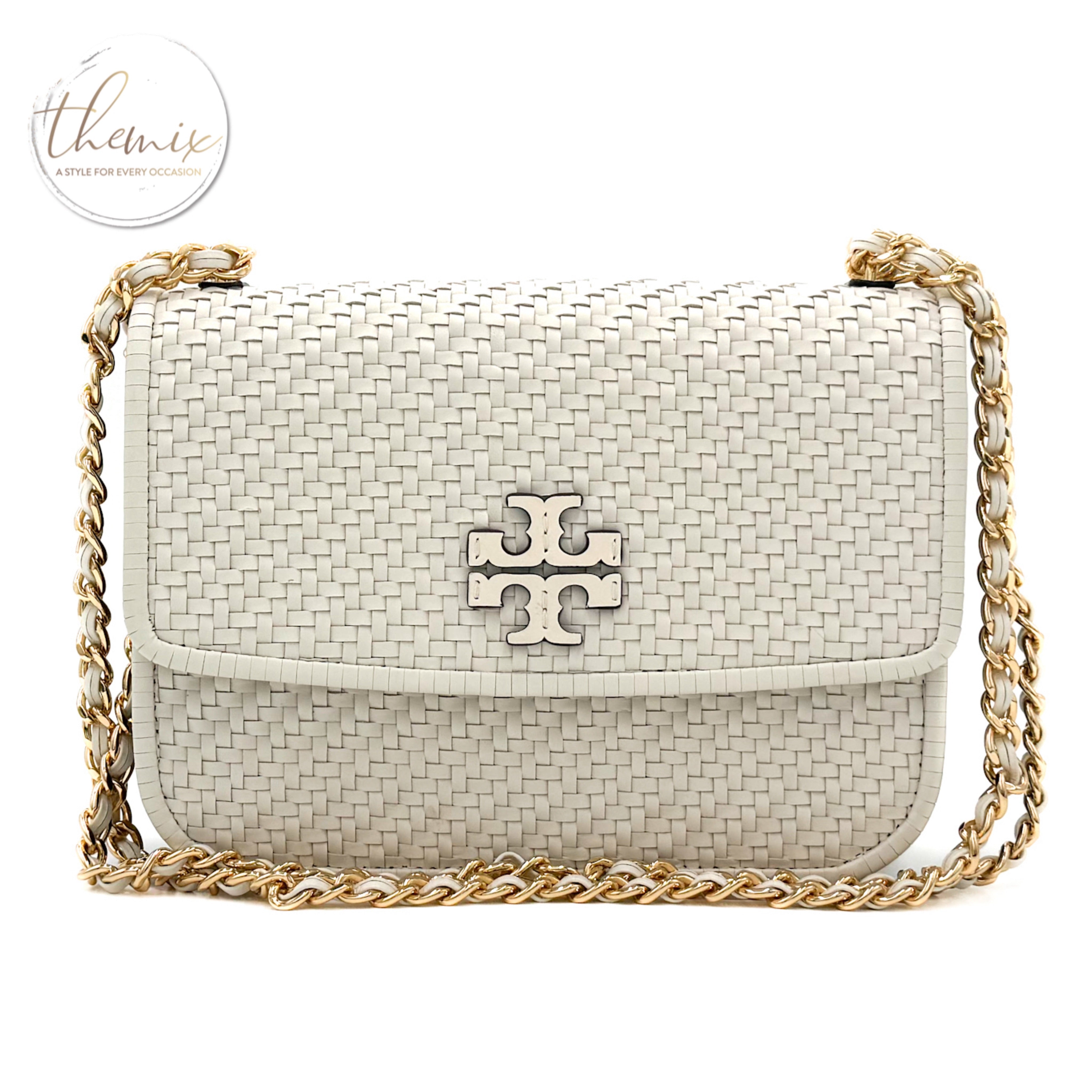 Selling Tory Burch woven crossbody