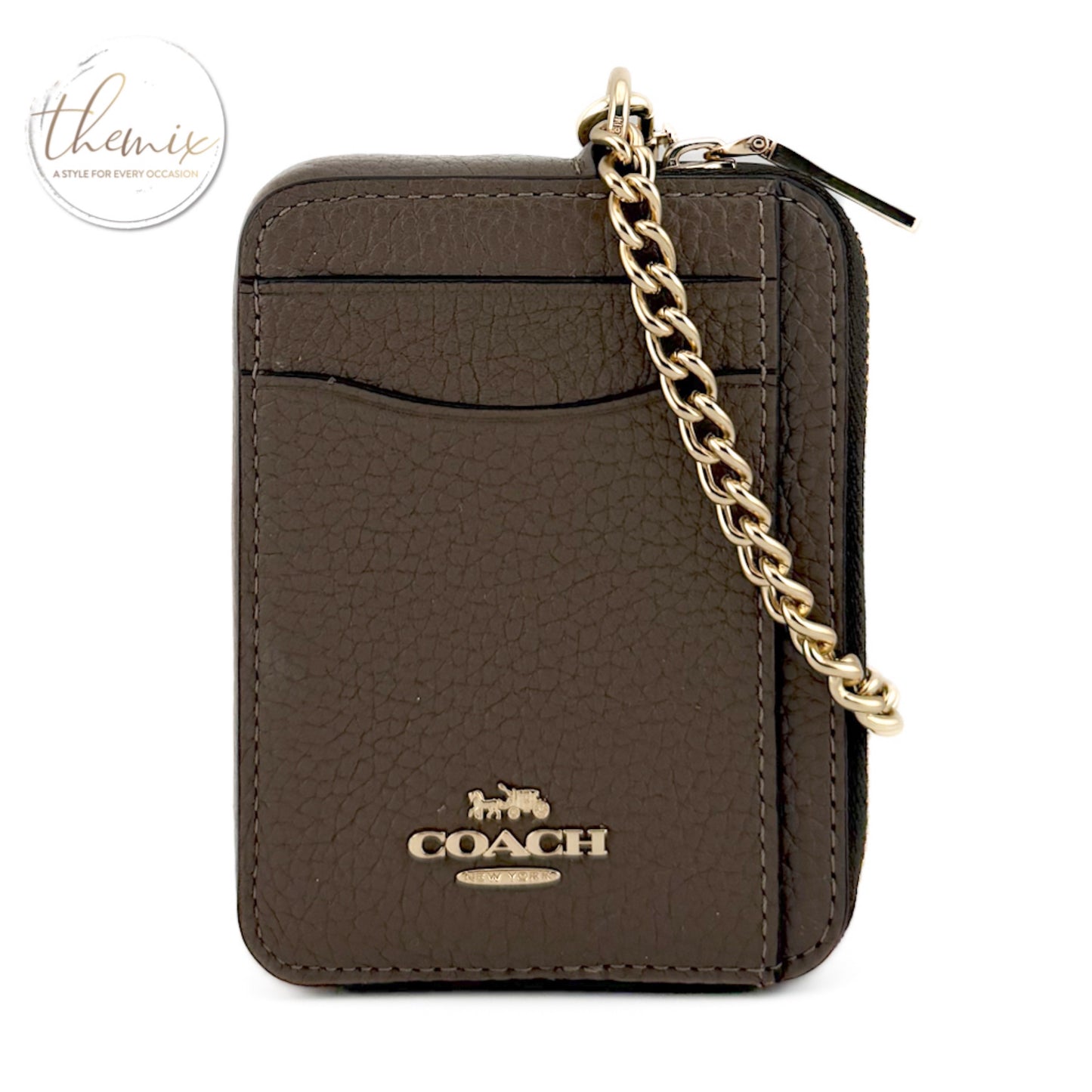 COACH RFB Zip Card Case