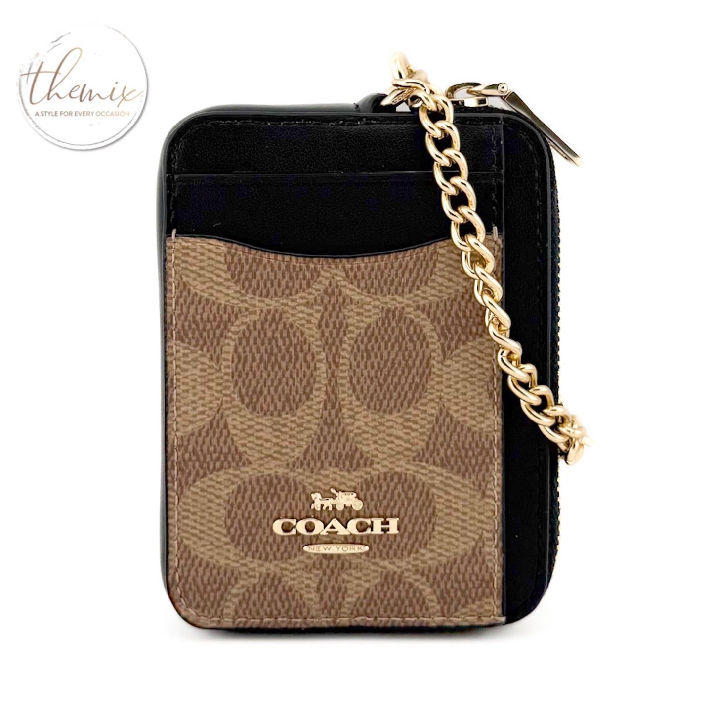 COACH RFB Zip Card Case