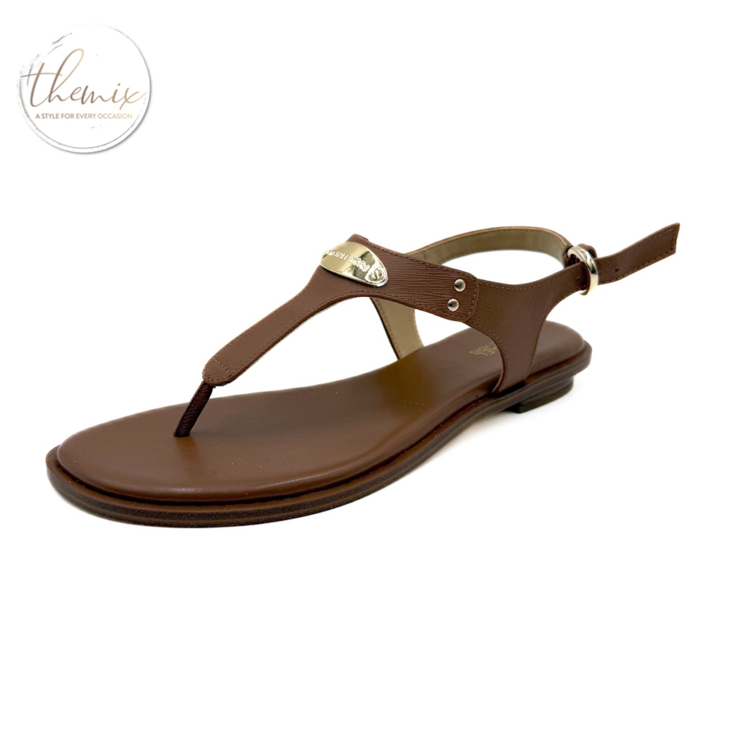 Michael Kors Plate Thong Sandals