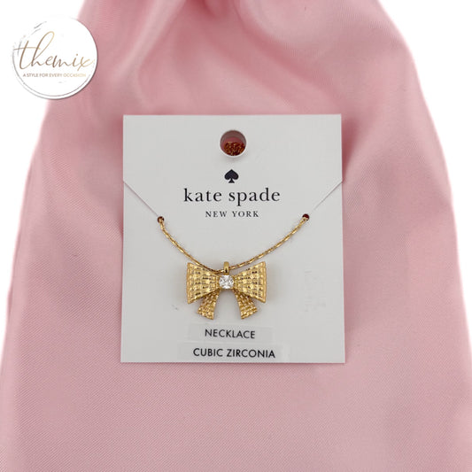 Kate Spade Wrapped In A Bow Necklace