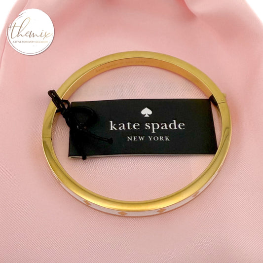 Kate Spade Spot The Spade Enamel Hinge Bangle