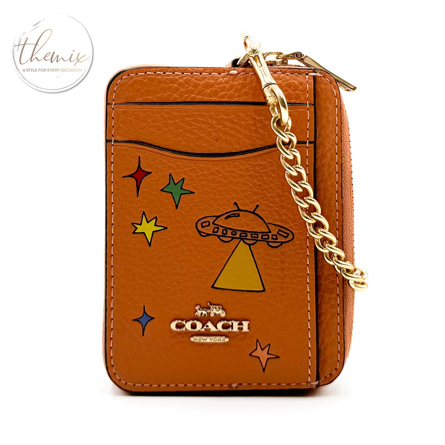 COACH RFB Zip Card Case