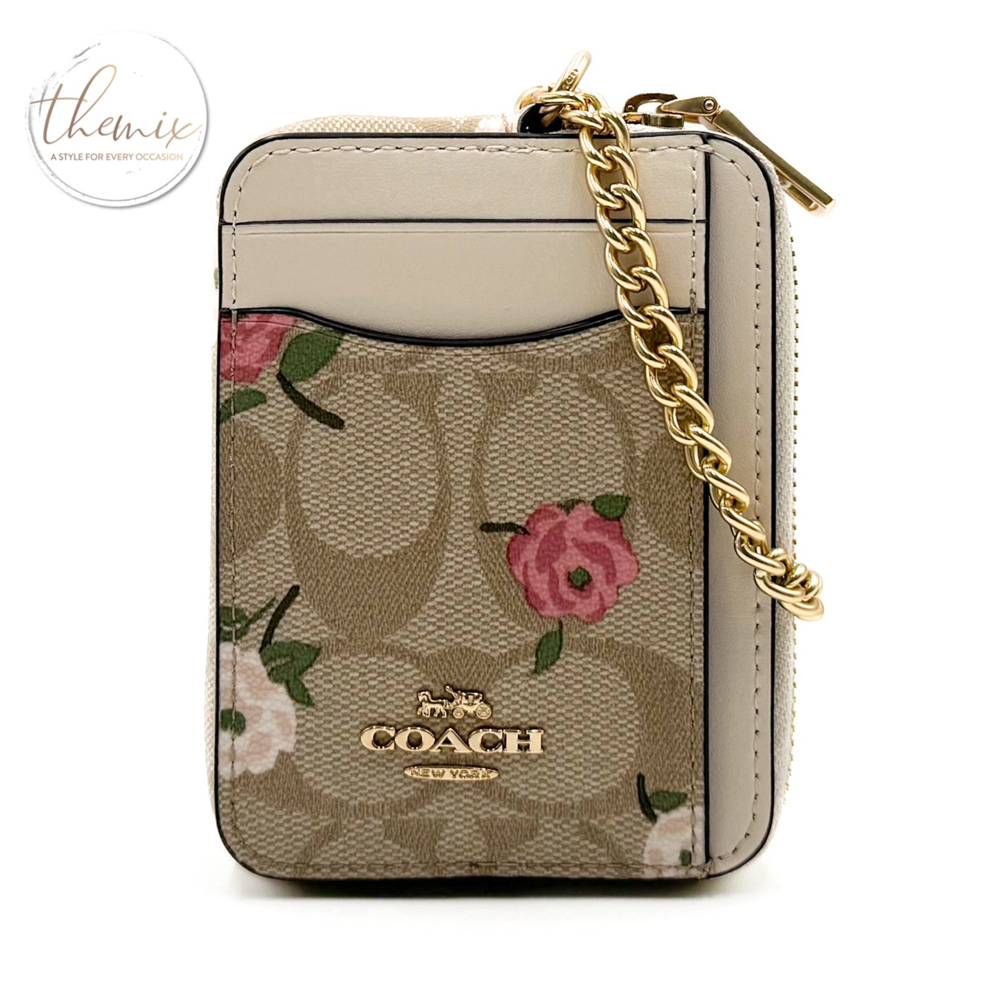 COACH RFB Zip Card Case