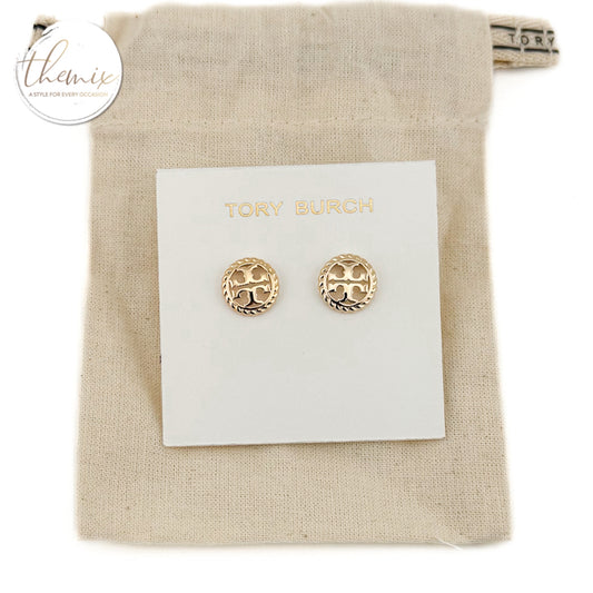 Tory Burch Rope Logo Stud