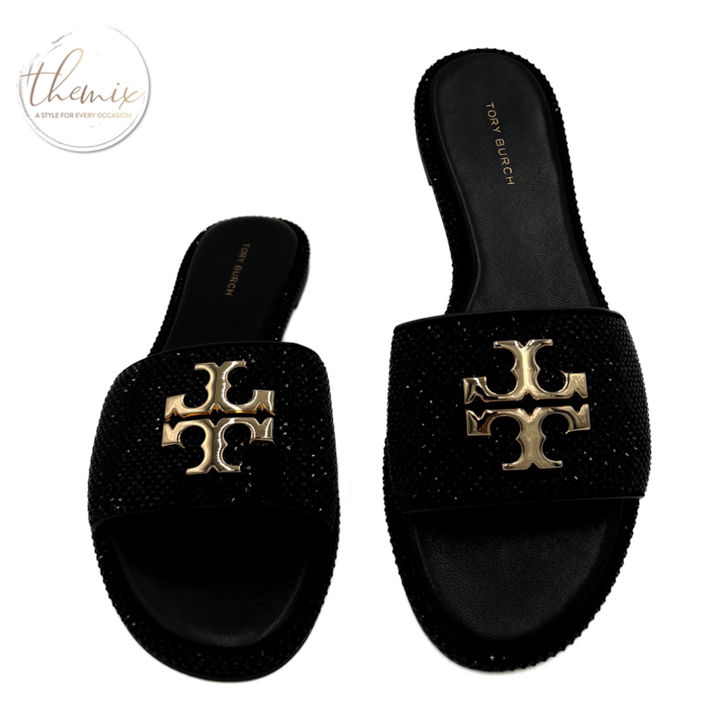 Tory Burch Everly Slide Royal Suede