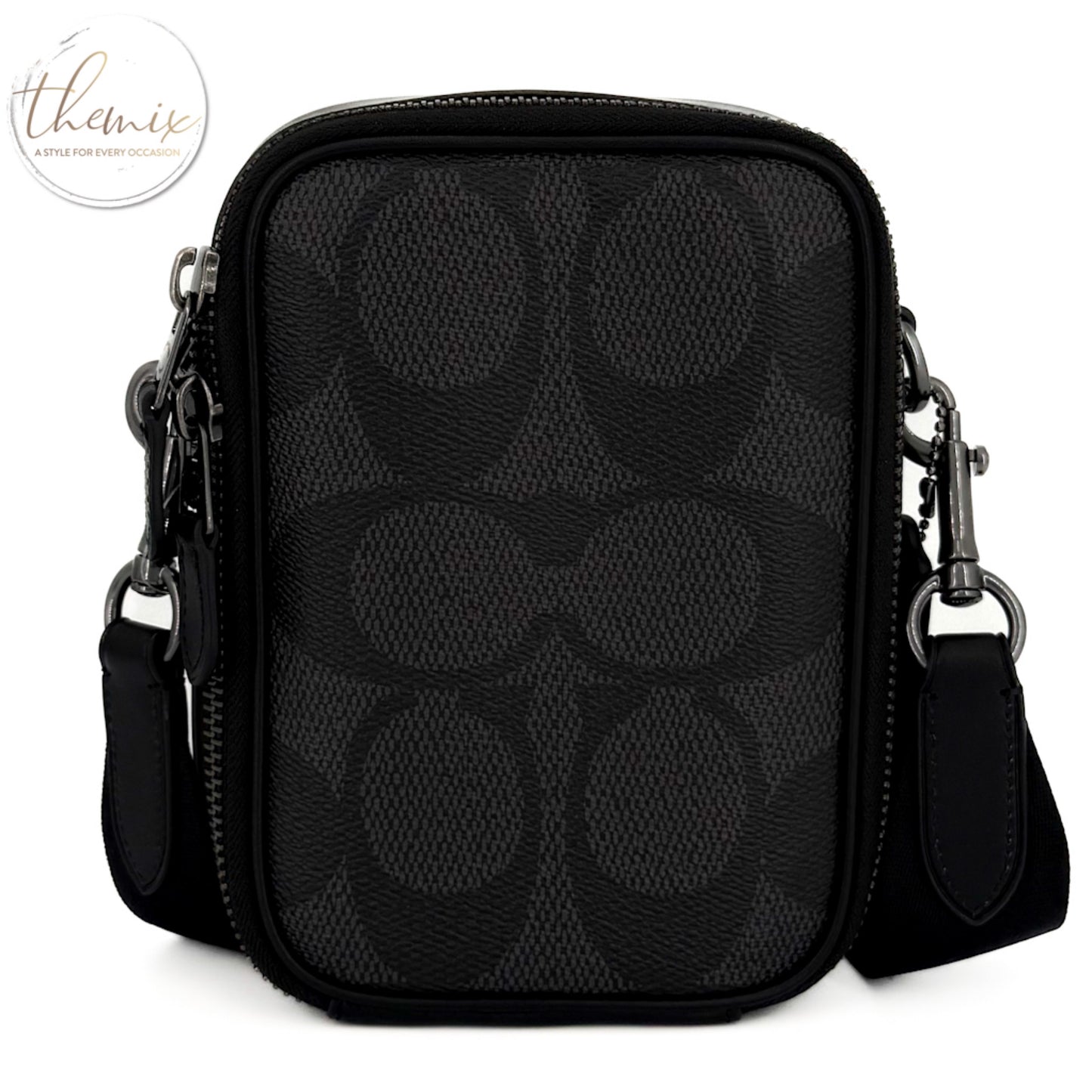 COACH Stanton Signature Logo Male Crossbody