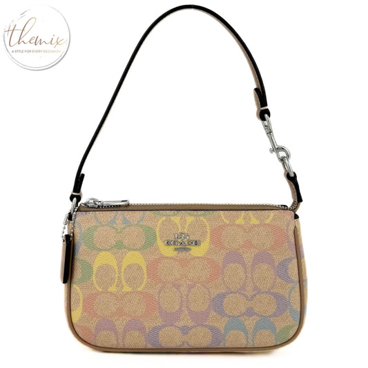 COACH Nolita 19 Rainbow Signature Shoulder Bag
