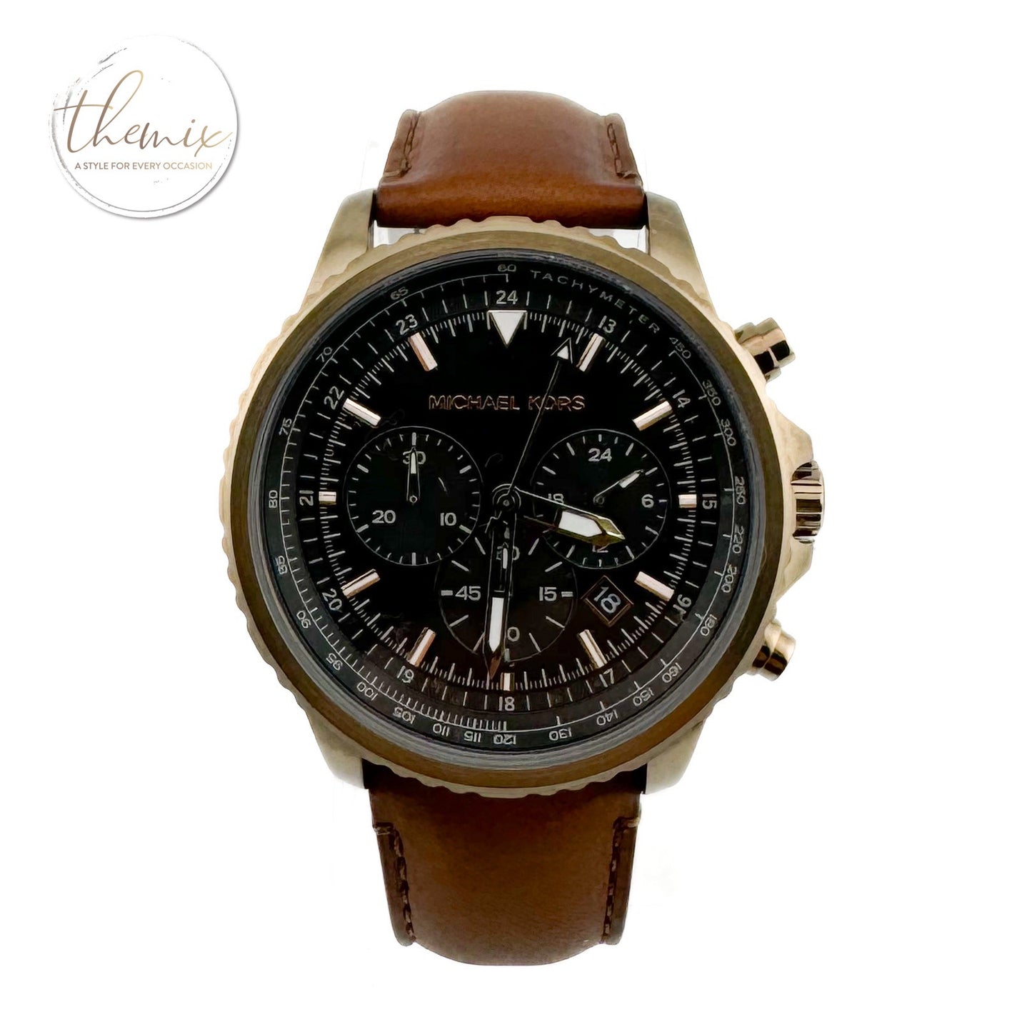 Michael Kors Leather Male Watch MK8906