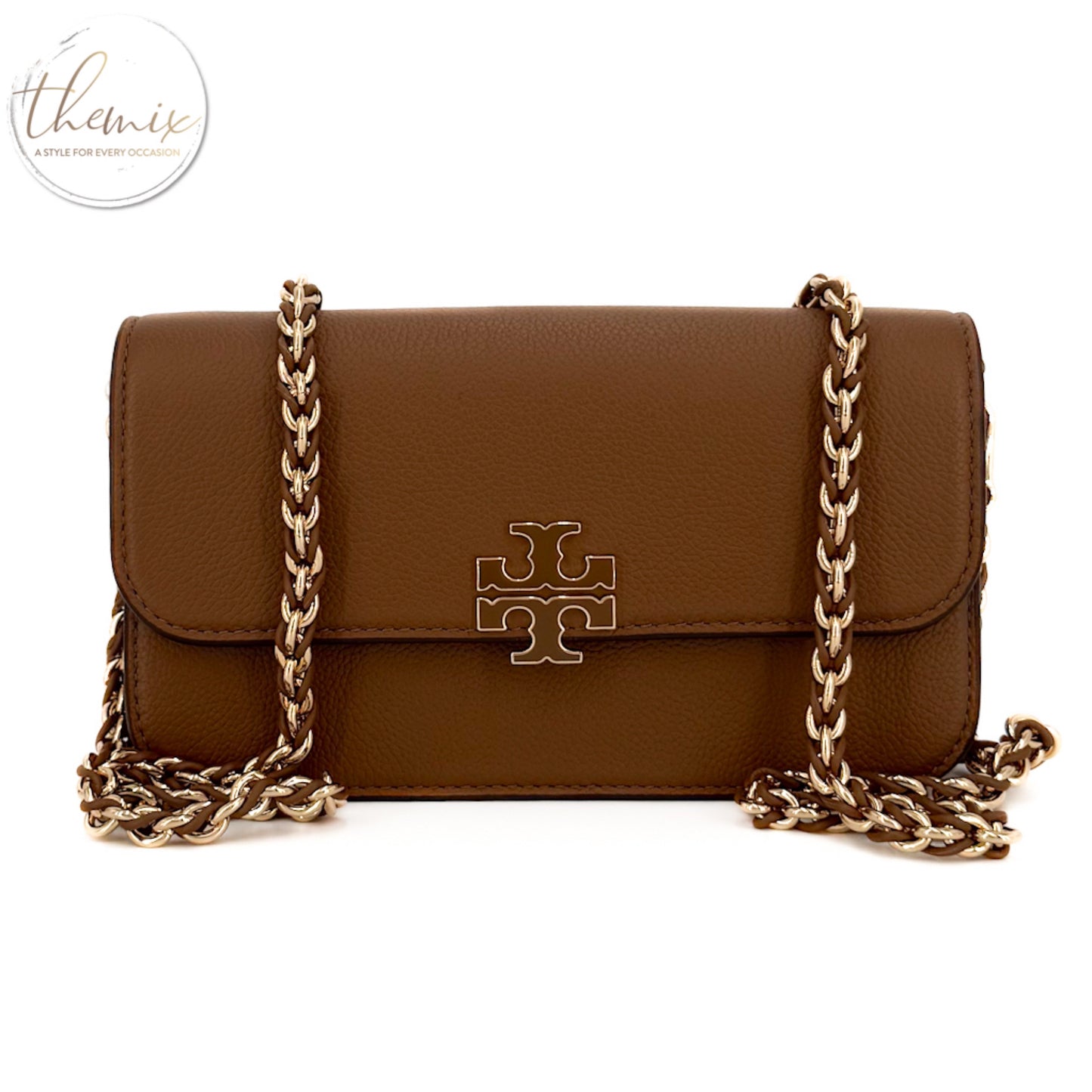 Tory Burch Britten Chain Wallet W. Wristlet