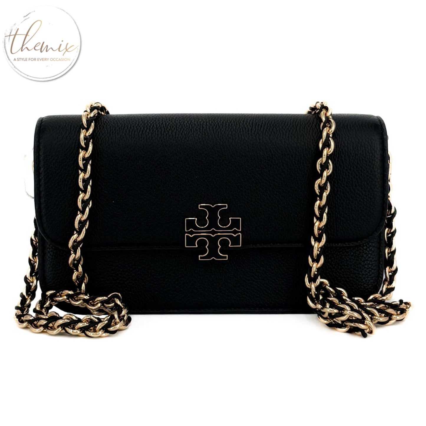 Tory Burch Britten Chain Wallet W. Wristlet
