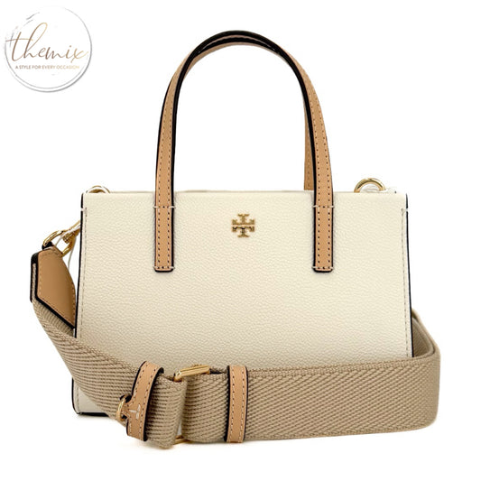 Tory Burch Blake Color-Block Pebble Mini Tote