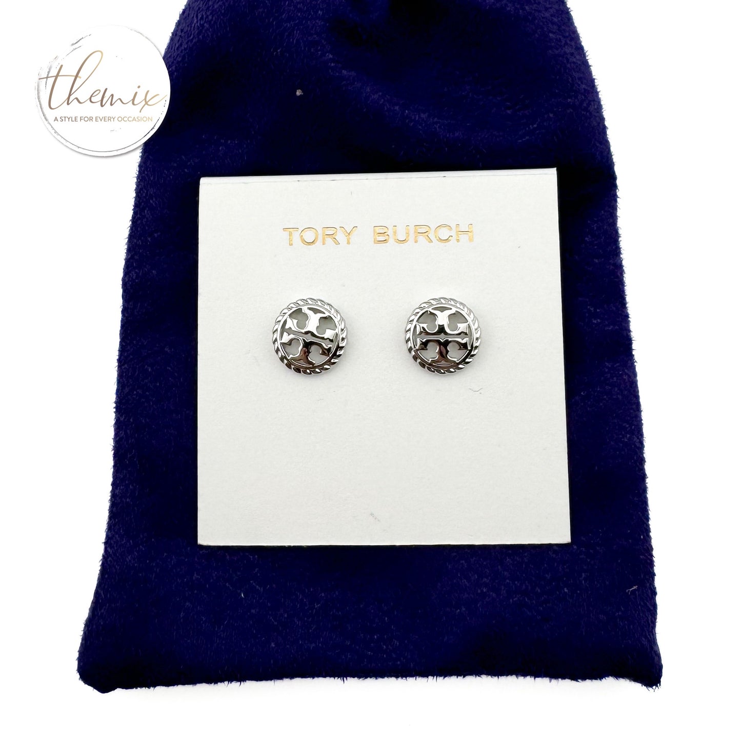 Tory Burch Rope Logo Stud