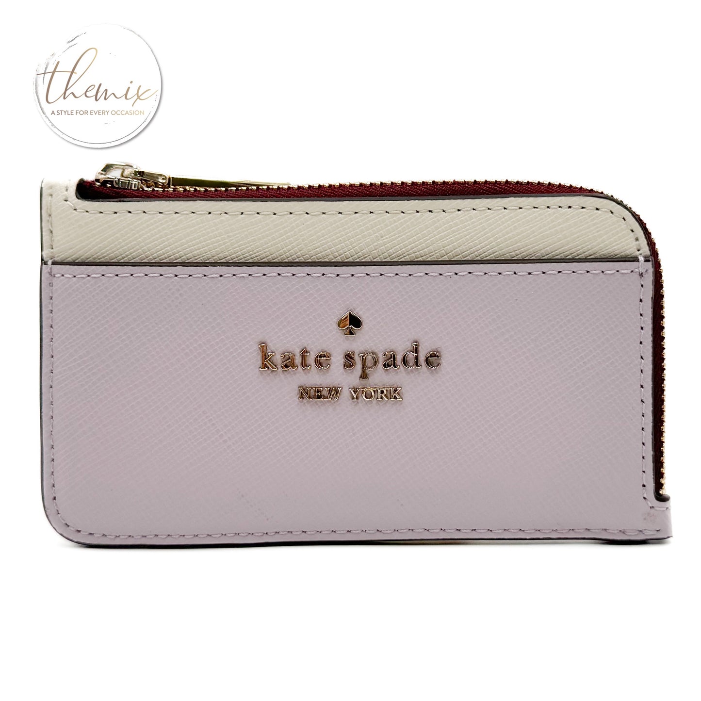 Kate Spade Madison Saffiano Leather Zip Card Case